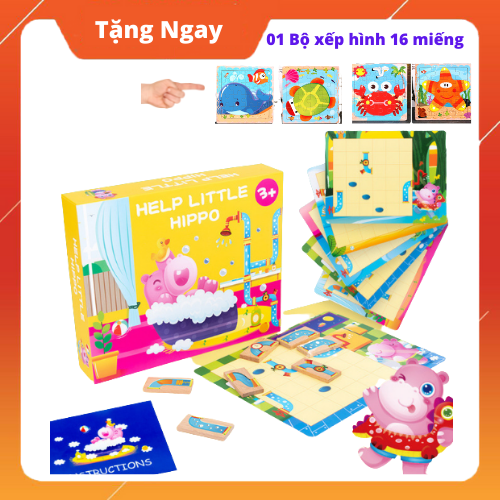 Xếp ống nước cho hà mã tắm